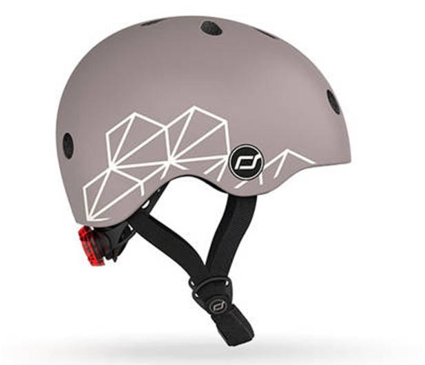 Scoot & Ride Kask Ochronny XXS-S dla dzieci 1-5 lat Brown Lines - 1039898 - zdjęcie 4